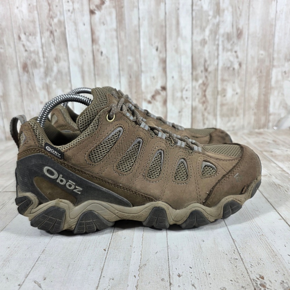 Oboz Sawtooth II Low B-DRY Waterproof Hiking Shoes Brown Women Size 8.5